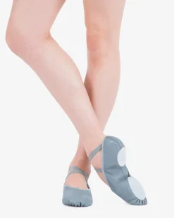 Demi-pointes bi-semelles - Cuir