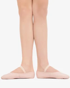 Demi-pointes semelle entière - CUIR