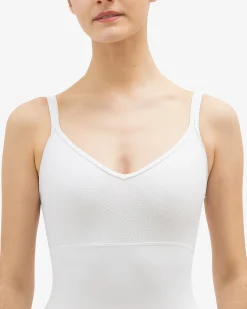 Justaucorps femme dos en dentelle
