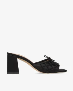 Mules à talon Jordana - satin