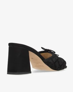 Mules à talon Jordana - satin