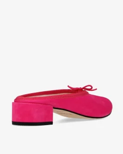 Mules Camille chèvre velours