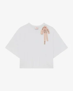 Tee-shirt nœud épaule